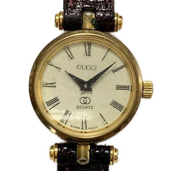 Auth GUCCI Shelly - Unconfirmed Dark Brown Women's Wrist Watch - Picture 1 of 6